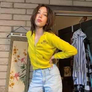 Corona terrycloth sweater